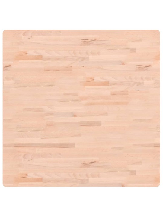 Stolní deska 90 x 90 x 4 cm čtvercová masivní bukové dřevo