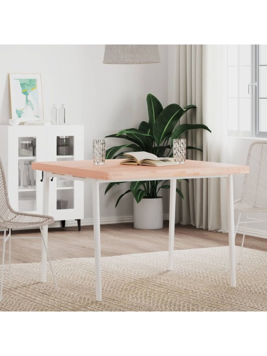 Stolní deska 90 x 90 x 4 cm čtvercová masivní bukové dřevo