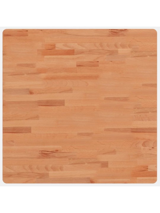 Stolní deska 70 x 70 x 1,5 cm čtvercová masivní bukové dřevo