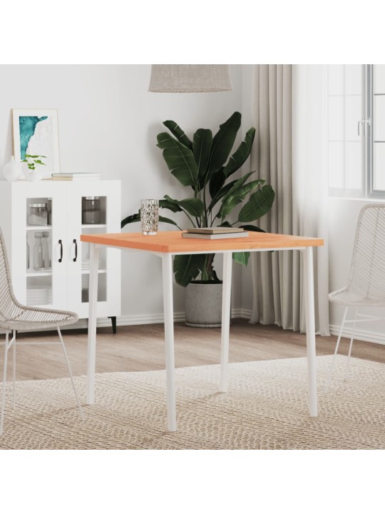 Stolní deska 70 x 70 x 2,5 cm čtvercová masivní bukové dřevo
