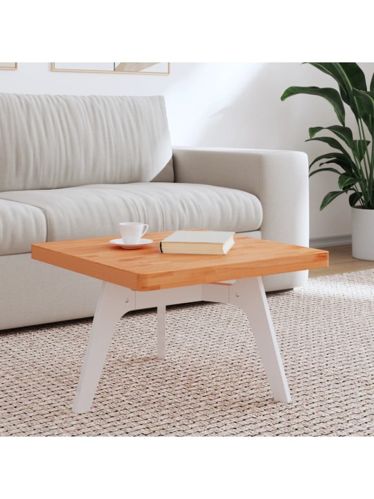 Stolní deska 60 x 60 x 4 cm čtvercová masivní bukové dřevo