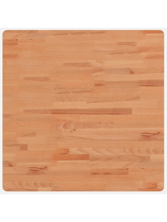 Stolní deska 70 x 70 x 4 cm čtvercová masivní bukové dřevo