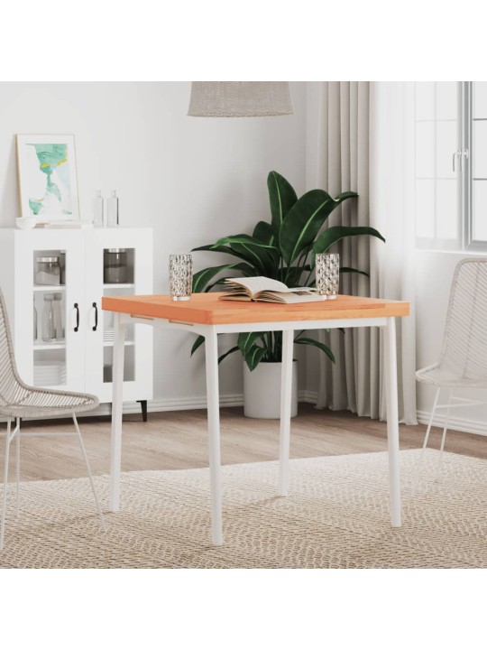 Stolní deska 70 x 70 x 4 cm čtvercová masivní bukové dřevo