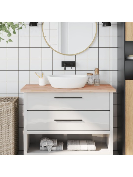 Koupelnová deska 100 x 50 x 2,5 cm masivní bukové dřevo