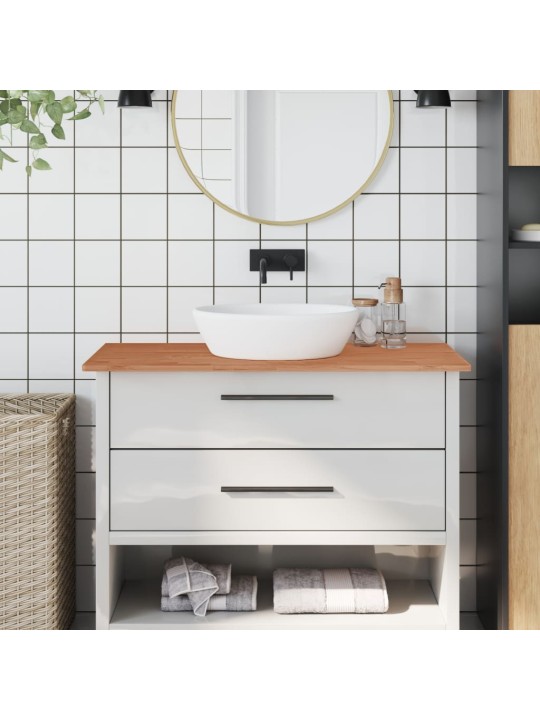 Koupelnová deska 100 x 50 x 1,5 cm masivní bukové dřevo