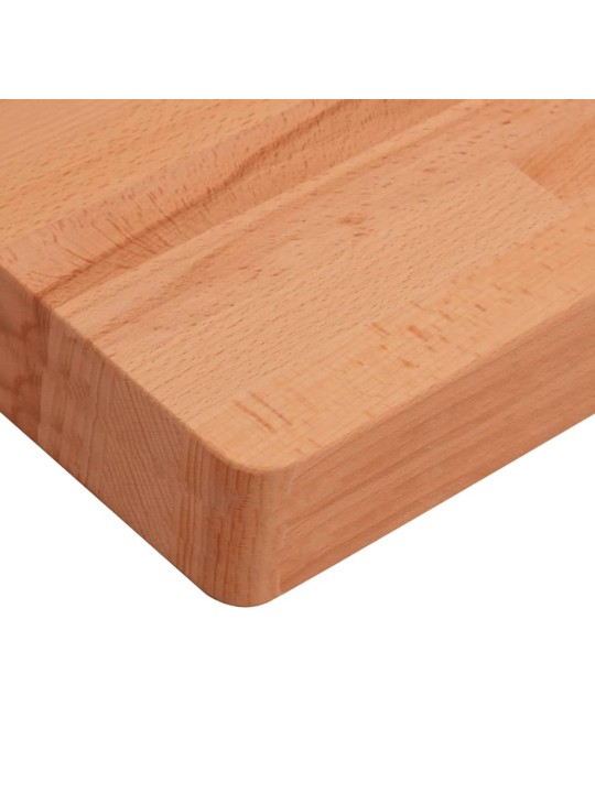 Koupelnová deska 100 x 60 x 4 cm masivní bukové dřevo