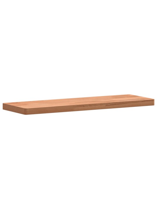 Nástěnná police 60 x 20 x 2,5 cm masivní bukové dřevo