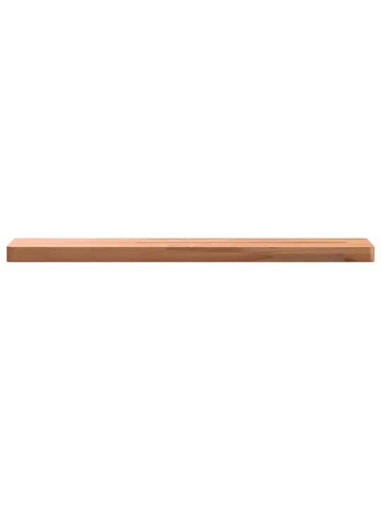 Nástěnná police 60 x 20 x 2,5 cm masivní bukové dřevo