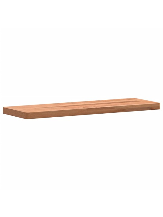 Nástěnná police 60 x 20 x 2,5 cm masivní bukové dřevo