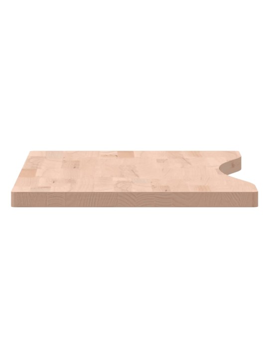 Deska psacího stolu 80 x (36–40) x 2,5 cm masivní bukové dřevo