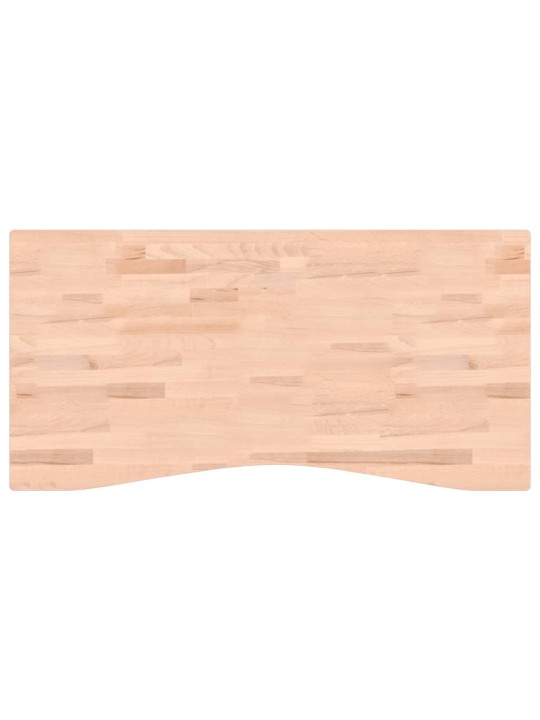 Deska psacího stolu 110 x (50–55) x 2,5 cm masivní bukové dřevo