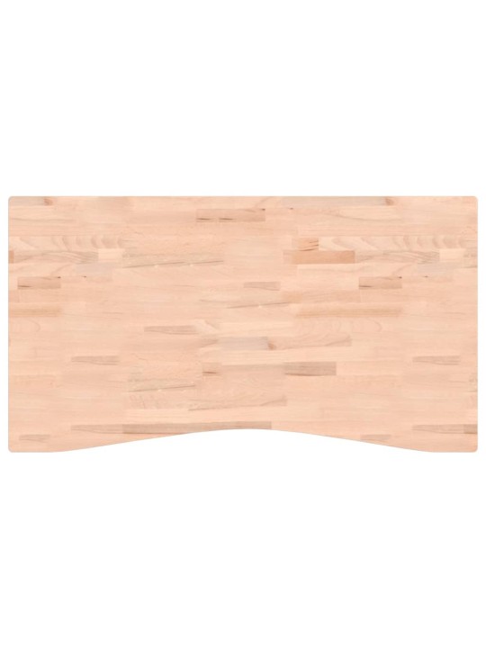 Deska psacího stolu 110 x (55–60) x 2,5 cm masivní bukové dřevo