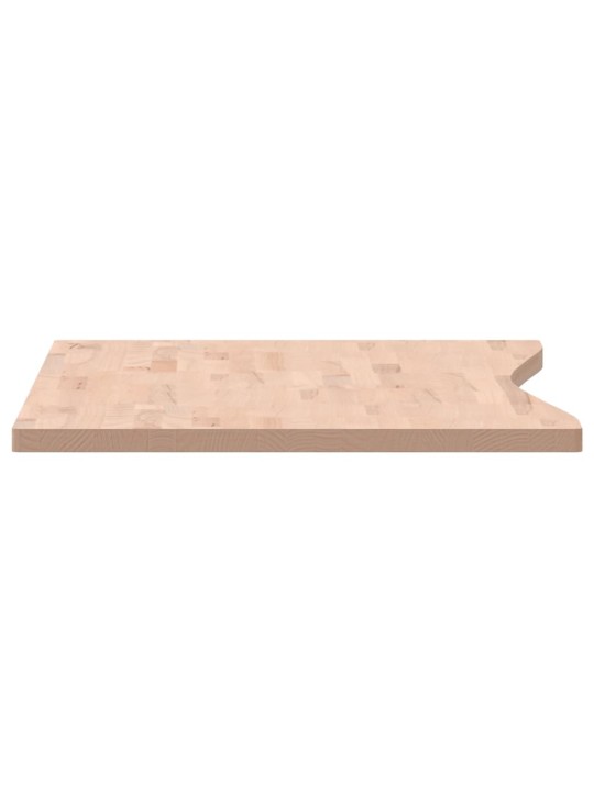 Deska psacího stolu 110 x (55–60) x 2,5 cm masivní bukové dřevo