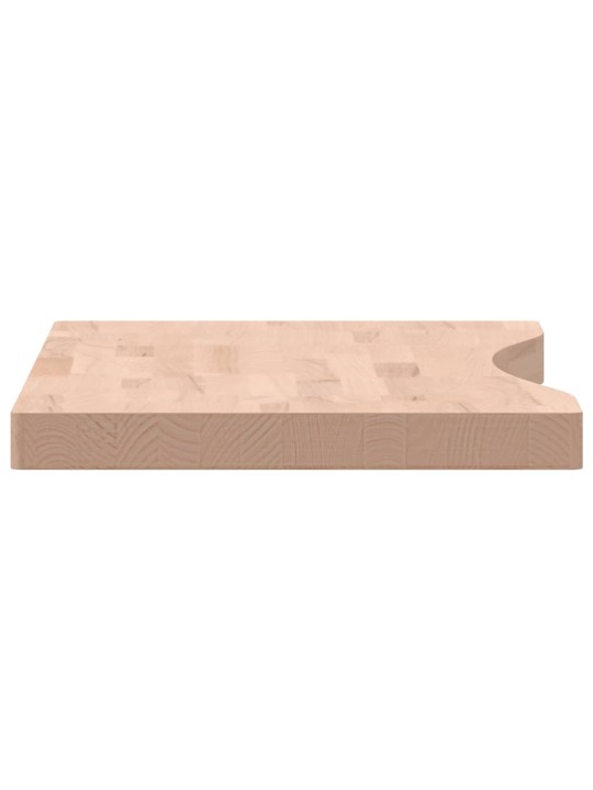 Deska psacího stolu 80 x (36–40) x 4 cm masivní bukové dřevo