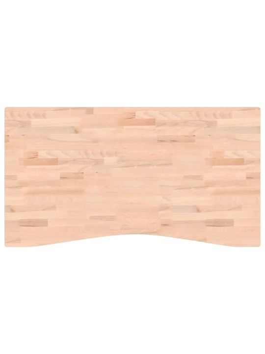 Deska psacího stolu 110 x (55–60) x 4 cm masivní bukové dřevo
