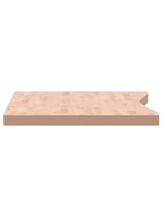 Deska psacího stolu 110 x (55–60) x 4 cm masivní bukové dřevo