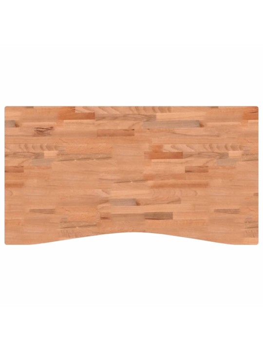 Deska psacího stolu 110 x (55–60) x 1,5 cm masivní bukové dřevo