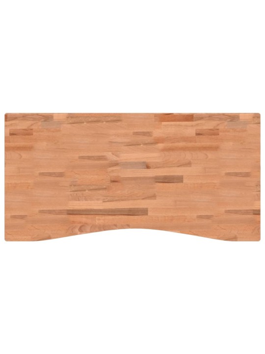 Deska psacího stolu 110 x (50–55) x 2,5 cm masivní bukové dřevo