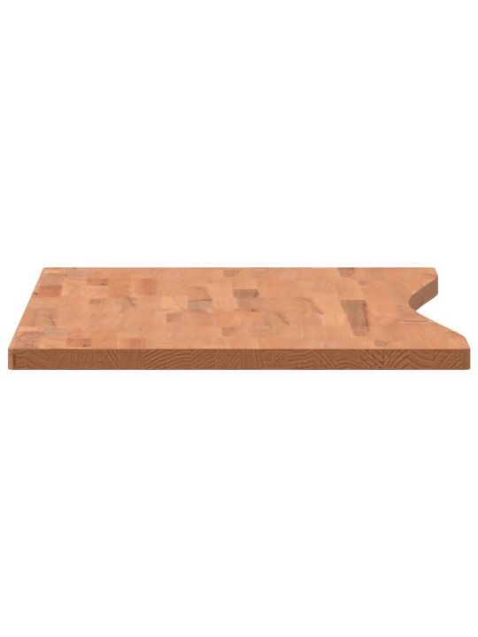Deska psacího stolu 110 x (50–55) x 2,5 cm masivní bukové dřevo
