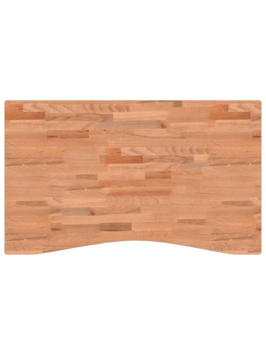 Deska psacího stolu 100 x (55–60) x 2,5 cm masivní bukové dřevo