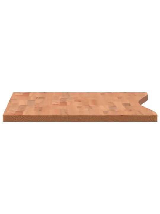 Deska psacího stolu 100 x (55–60) x 2,5 cm masivní bukové dřevo