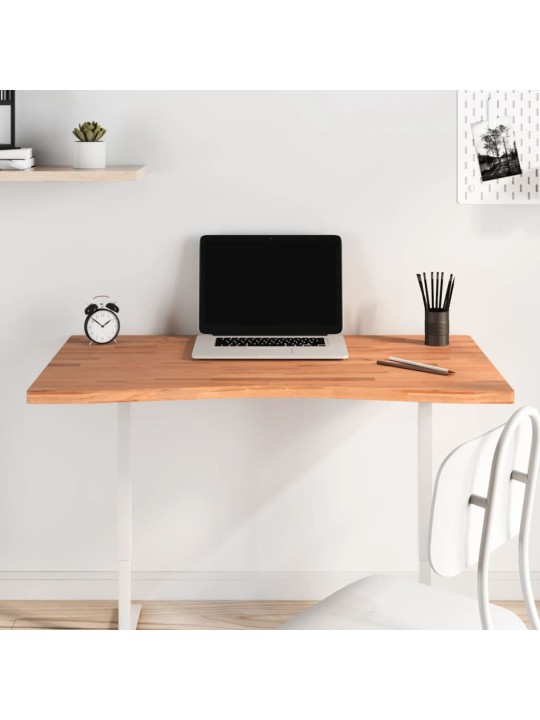 Deska psacího stolu 100 x (55–60) x 2,5 cm masivní bukové dřevo