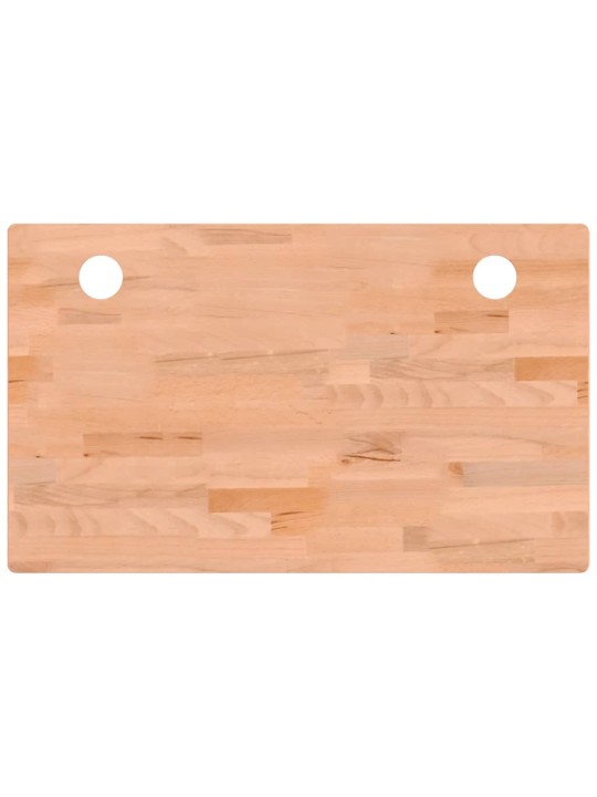 Deska psacího stolu 100 x 60 x 1,5 cm masivní bukové dřevo
