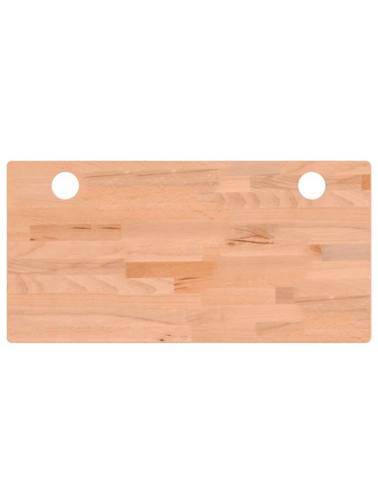 Deska psacího stolu 80 x 40 x 2,5 cm masivní bukové dřevo