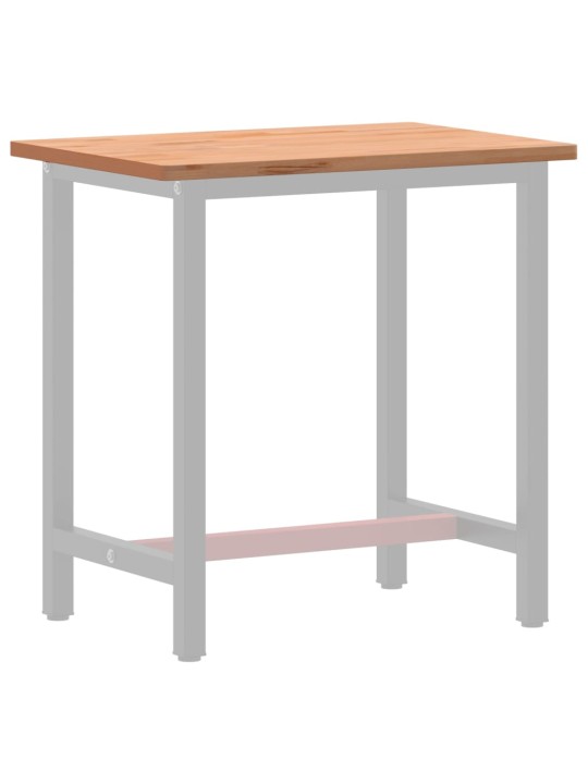 Deska psacího stolu 80 x 55 x 2,5 cm masivní bukové dřevo