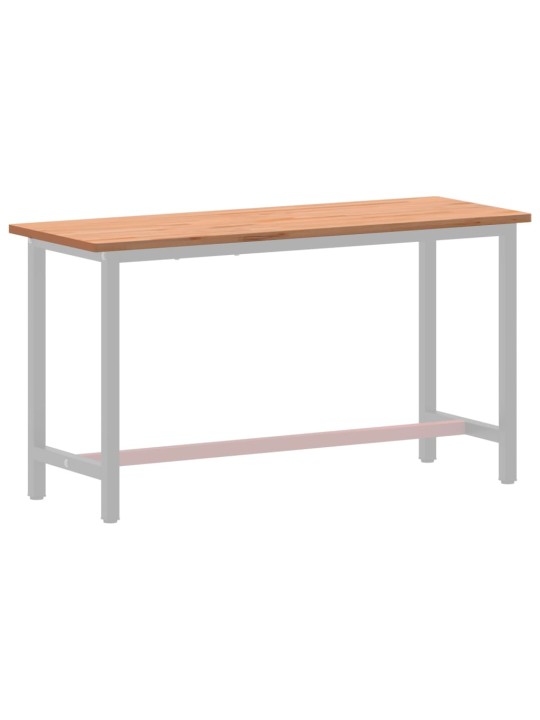 Deska psacího stolu 150 x 55 x 2,5 cm masivní bukové dřevo