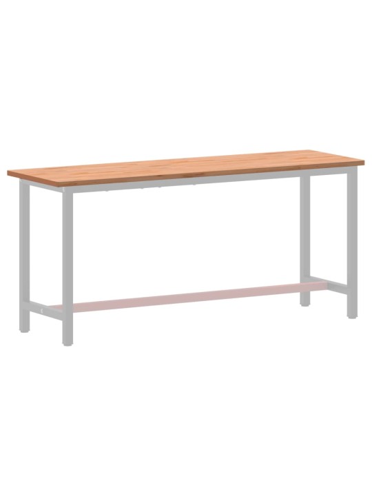 Deska psacího stolu 180 x 55 x 2,5 cm masivní bukové dřevo