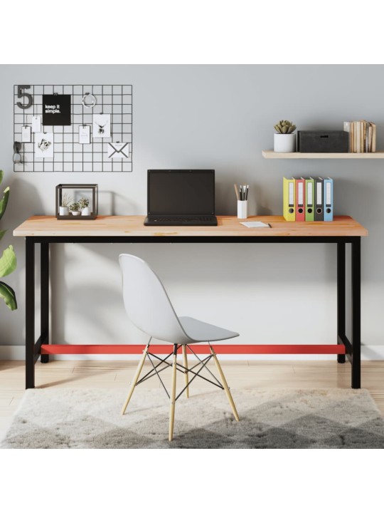 Deska psacího stolu 180 x 55 x 2,5 cm masivní bukové dřevo
