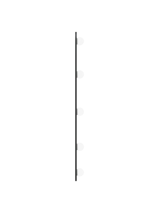 Nástěnné zrcadlo s LED osvětlením 30 x 70 cm sklo oválné