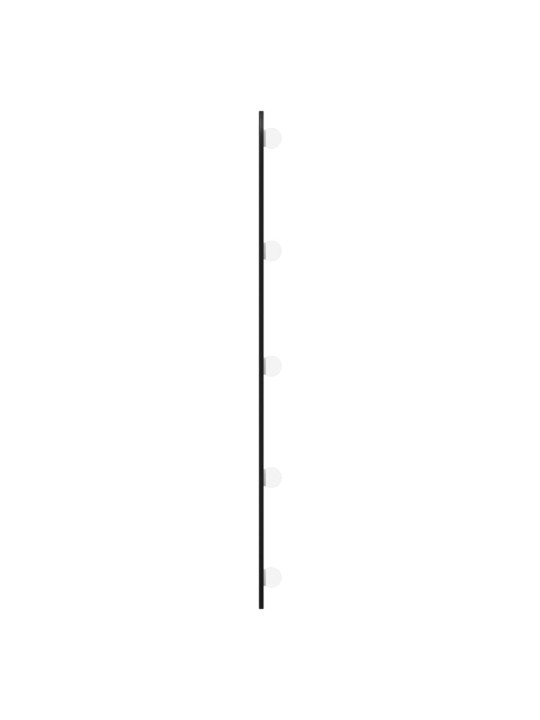 Nástěnné zrcadlo s LED osvětlením 45 x 100 cm sklo oválné