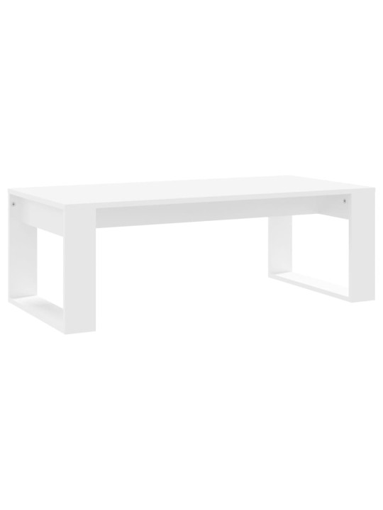 Konferenční stolek bílý 102 x 50 x 35 cm kompozitní dřevo