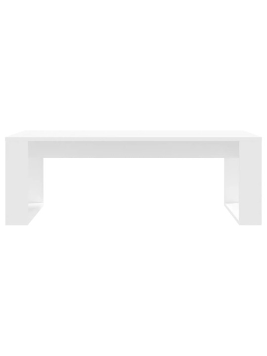 Konferenční stolek bílý 102 x 50 x 35 cm kompozitní dřevo
