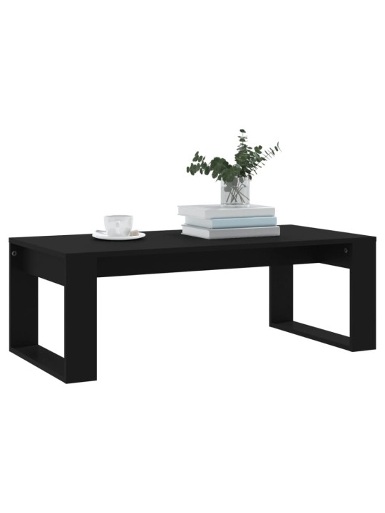 Konferenční stolek černý 102 x 35 x 50 cm kompozitní dřevo