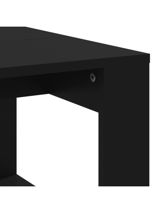 Konferenční stolek černý 102 x 35 x 50 cm kompozitní dřevo