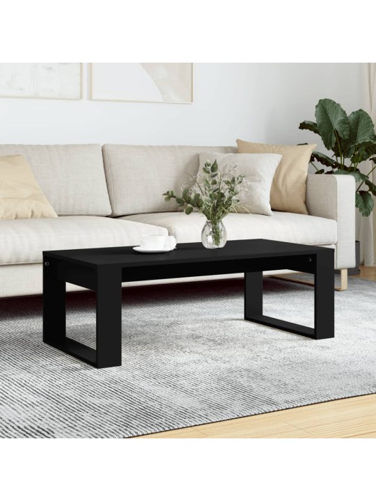 Konferenční stolek černý 102 x 35 x 50 cm kompozitní dřevo