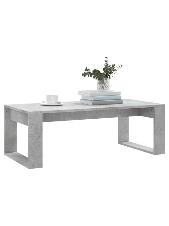 Konferenční stolek betonově šedý 102x50x35 cm kompozitní dřevo