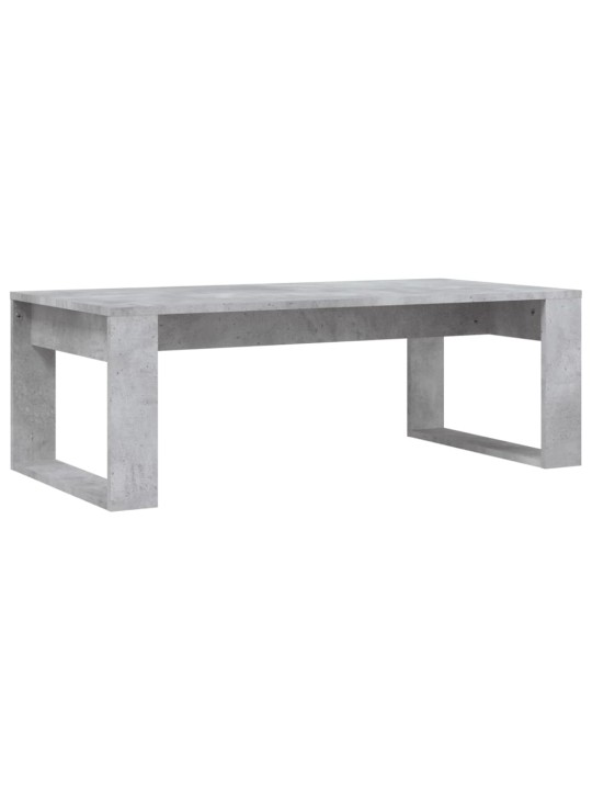 Konferenční stolek betonově šedý 102x50x35 cm kompozitní dřevo