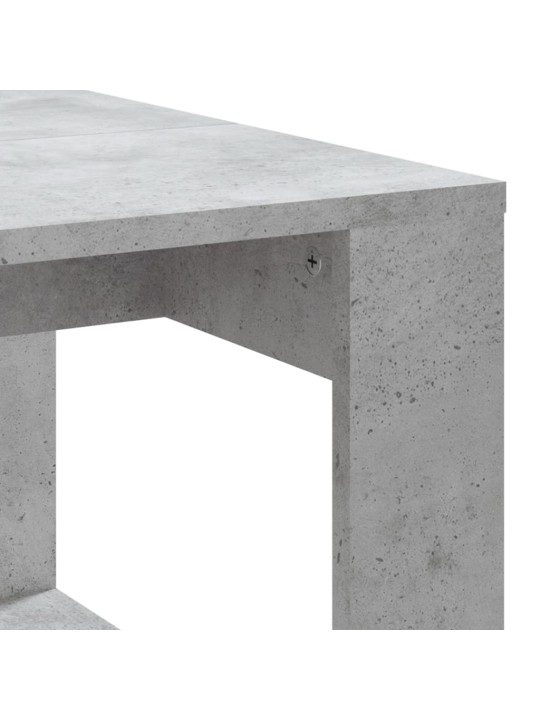 Konferenční stolek betonově šedý 102x50x35 cm kompozitní dřevo