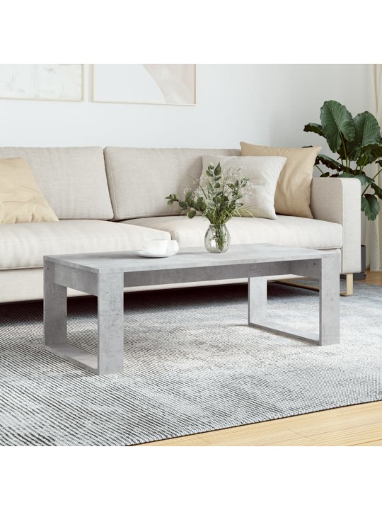 Konferenční stolek betonově šedý 102x50x35 cm kompozitní dřevo