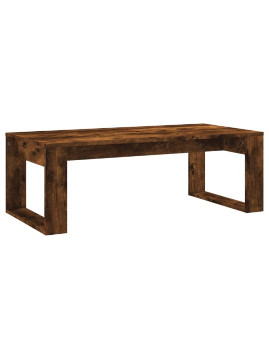 Konferenční stolek kouřový dub 102x50x35 cm kompozitní dřevo