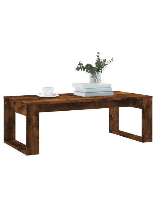 Konferenční stolek kouřový dub 102x50x35 cm kompozitní dřevo