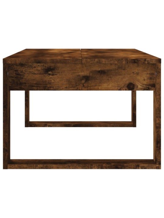 Konferenční stolek kouřový dub 102x50x35 cm kompozitní dřevo