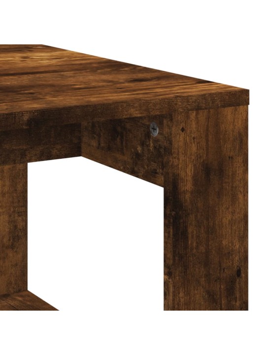Konferenční stolek kouřový dub 102x50x35 cm kompozitní dřevo
