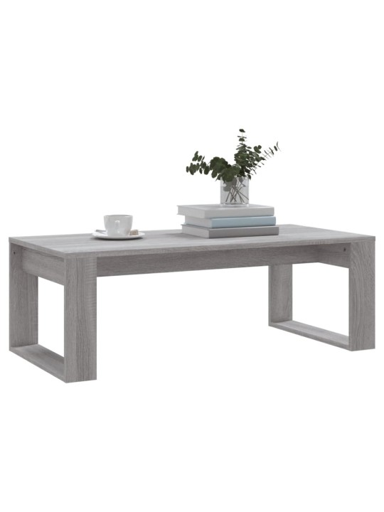 Konferenční stolek šedý sonoma 102x50x35 cm kompozitní dřevo