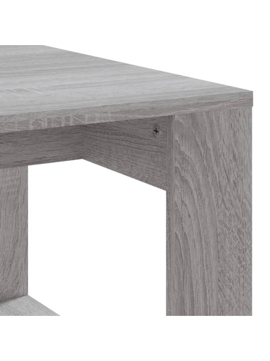 Konferenční stolek šedý sonoma 102x50x35 cm kompozitní dřevo