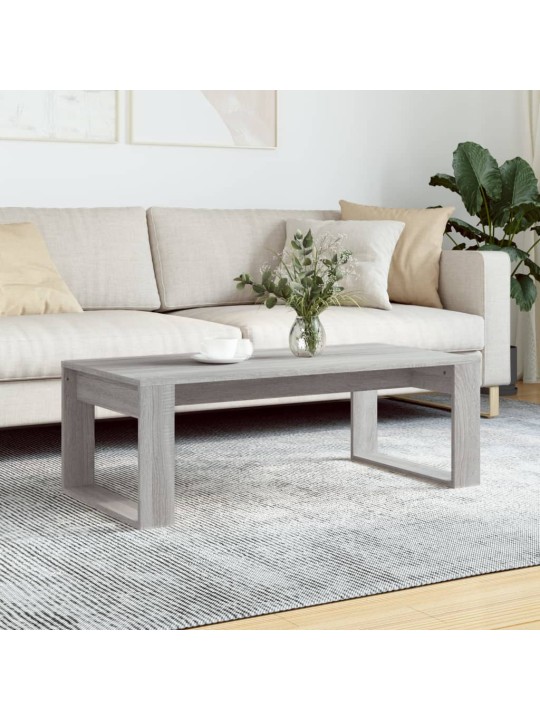 Konferenční stolek šedý sonoma 102x50x35 cm kompozitní dřevo